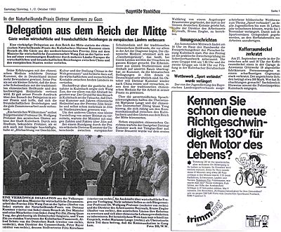 Artikel auf Bayerische Rundschau am 01.Okt.1983
